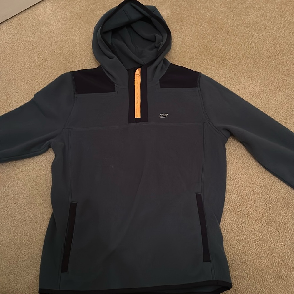 Boys Fleece Hooded Quarter Zip